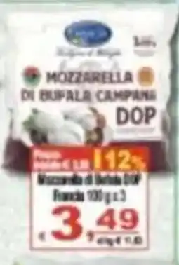 CTS Supermercati Mozzarella di Bufala Campana DOP offerta