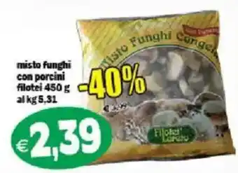 Il Castoro Supermercati Misto funghi con porcini filotei offerta