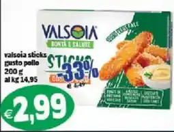 Il Castoro Supermercati ValsOia sticks gusto pollo offerta