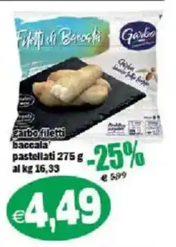 Il Castoro Supermercati Garbo filetti baccala' pastellati offerta