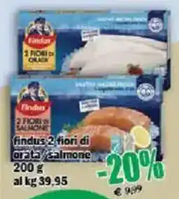 Il Castoro Supermercati Findus 2 fiori di orata/salmone offerta