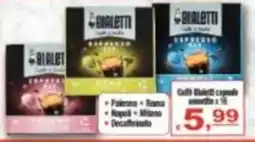 CTS Supermercati Caffè Bialetti capsule offerta