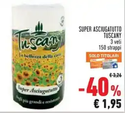 Conad Superstore Super Asciugatutto Tuscany offerta