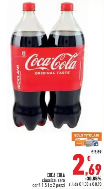 Coca Cola classica, zero