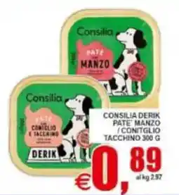 Pewex Consilia Derik Pate Manzo / Coniglio Tacchino offerta