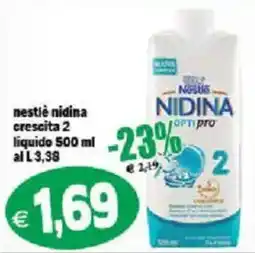 Il Castoro Supermercati Nestlé Nidina crescita 2 offerta