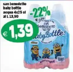 Il Castoro Supermercati San Benedetto baby bottle offerta