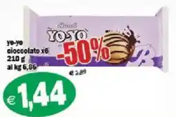Il Castoro Supermercati yo-yo cioccolato offerta