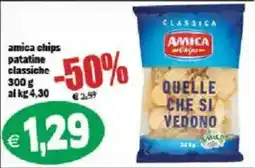 Il Castoro Supermercati Amica chips patatine classiche offerta