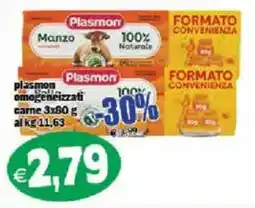 Il Castoro Supermercati Plasmon omogeneizzati carne offerta