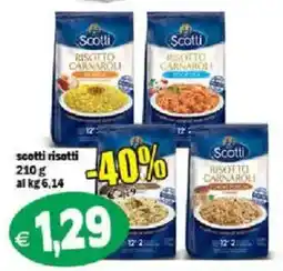 Il Castoro Supermercati Scotti risotti offerta