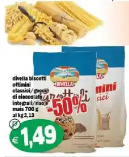 Il Castoro Supermercati Divella biscotti ottimini offerta