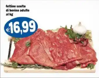 Il Castoro Supermercati Fettine scelte di bovino adulto offerta
