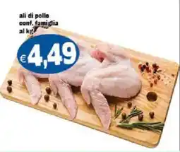Il Castoro Supermercati ali di pollo conf. famiglia offerta