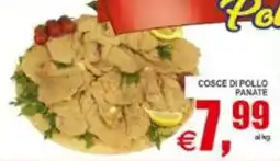 Pewex Cosce di pollo panate offerta