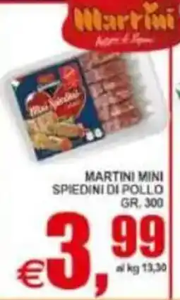 Pewex Martini mini spiedini di pollo offerta