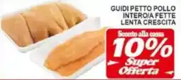 Pewex Guidi petto pollo intero/a fette lenta crescita offerta
