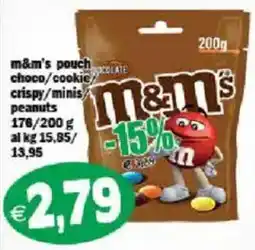 Il Castoro Supermercati m&m's pouch chocolate offerta