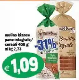 Il Castoro Supermercati mulino bianco pane integrale offerta