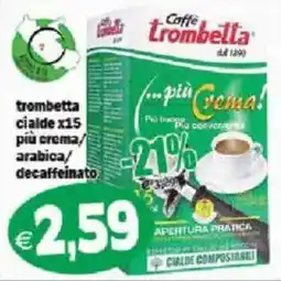 Il Castoro Supermercati Caffè trombetta offerta