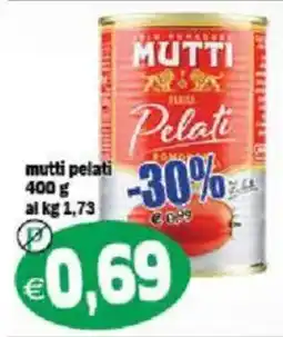 Il Castoro Supermercati Mutti pelati offerta