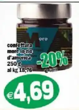 Il Castoro Supermercati confettura more lo zio d'america offerta