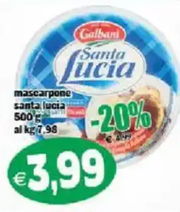 Il Castoro Supermercati Mascarpone Santa Lucia offerta