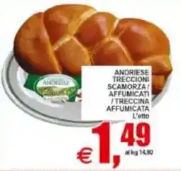 Pewex Andriese treccioni scamorza affumicati offerta