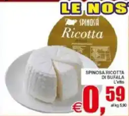 Pewex Spinosa ricotta di bufala offerta