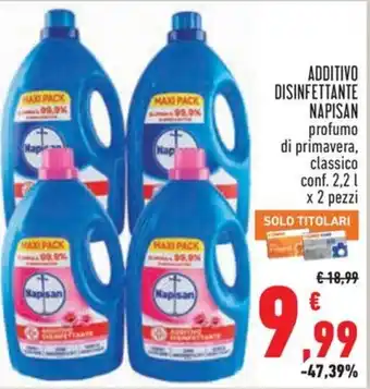 Additivo disinfettante Napisan profumo di primavera, classico
