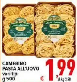 Iper Triscount Camerino pasta all'uovo offerta