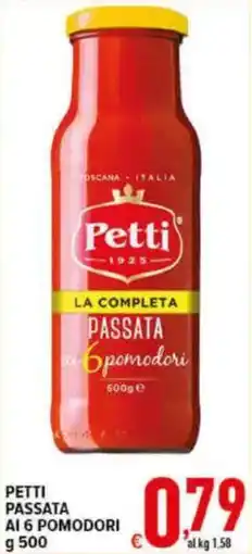 Iper Triscount Petti passata ai 6 pomodori offerta