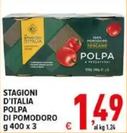 Iper Triscount Stagioni d'Italia polpa di pomodoro offerta