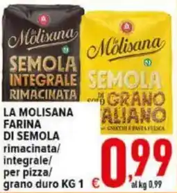 Iper Triscount La Molisana farina di semola offerta