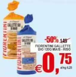 Pewex Fiorentini gallette bio mais - riso offerta