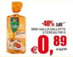 Pewex Riso Gallo Gallotte 3 Cereali offerta