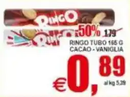 Pewex Ringo tubo cacao vaniglia offerta