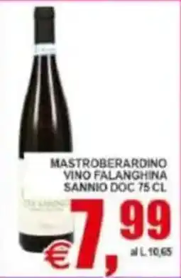 Pewex Mastroberardino vino falanghina sannio doc offerta