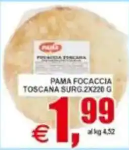 Pewex Pama focaccia toscana offerta