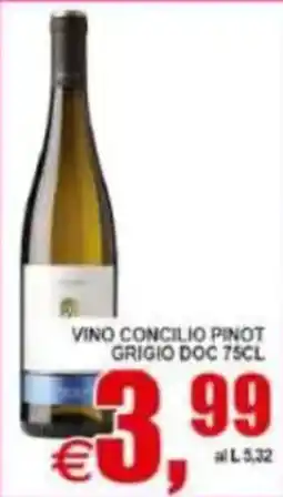 Pewex Vino Concilio Pinot Grigio DOC offerta