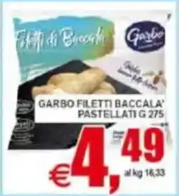 Pewex Garbo filetti baccala' pastellati offerta