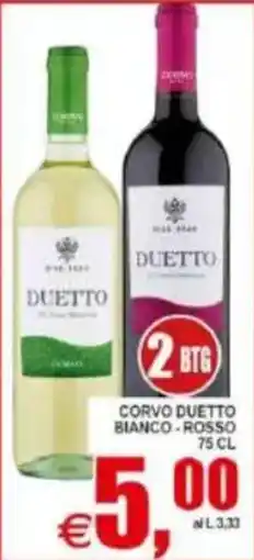 Pewex Corvo Duetto Bianco - Rosso offerta
