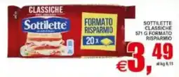 Pewex Sottilette classiche offerta