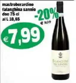 Il Castoro Supermercati mastroberardino falanghina sannio offerta