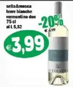 Il Castoro Supermercati Sella & Mosca Terre Bianche Vermentino Doc offerta