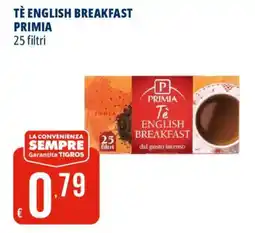 Tigros Tè English Breakfast Primia offerta