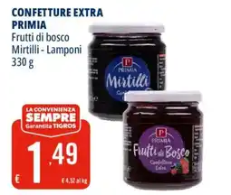 Tigros Confettura extra Primia Frutti di bosco offerta