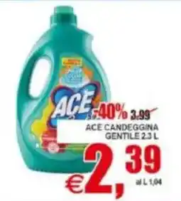 Pewex Ace candeggina gentile offerta