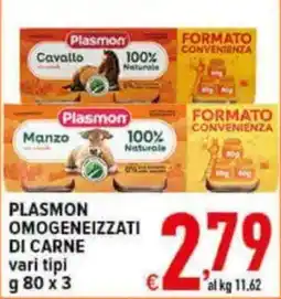Iper Triscount Plasmon omogeneizzati di carne offerta