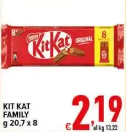 Iper Triscount Kit Kat Family offerta
